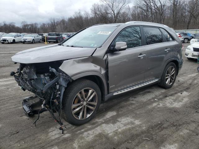 5XYKWDA70EG446967 - 2014 KIA SORENTO SX SILVER photo 1