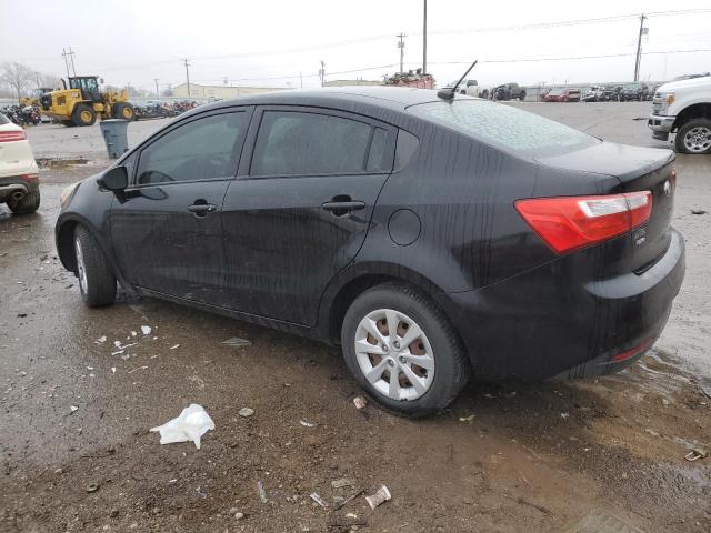 KNADM4A31D6250448 - 2013 KIA RIO LX BLACK photo 2