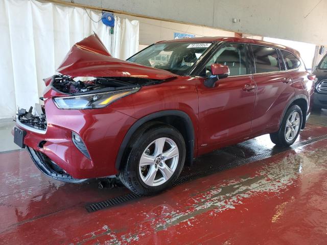 5TDBBRCH6PS566759 - 2023 TOYOTA HIGHLANDER HYBRID LE RED photo 1