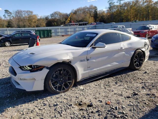 1FA6P8CF2J5139450 - 2018 FORD MUSTANG GT WHITE photo 1