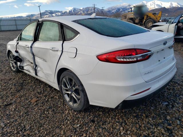 3FA6P0CD9LR174728 - 2020 FORD FUSION SEL WHITE photo 2