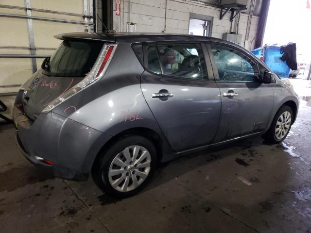 1N4AZ0CP5FC333939 - 2015 NISSAN LEAF S GRAY photo 3