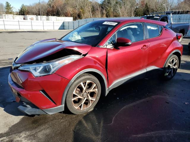 NMTKHMBX6JR021595 - 2018 TOYOTA C-HR XLE RED photo 1