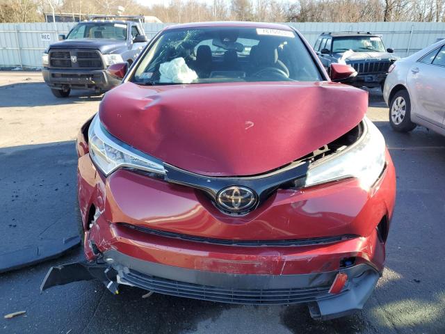 NMTKHMBX6JR021595 - 2018 TOYOTA C-HR XLE RED photo 5