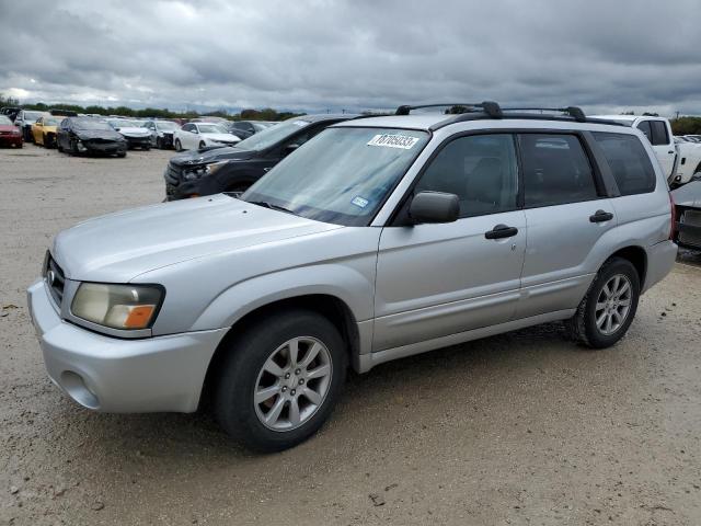 JF1SG65625H722041 - 2005 SUBARU FORESTER 2.5XS SILVER photo 1