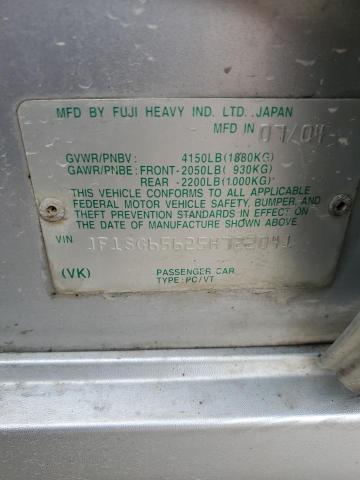 JF1SG65625H722041 - 2005 SUBARU FORESTER 2.5XS Серебристый фото 13