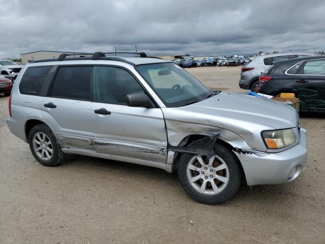 JF1SG65625H722041 - 2005 SUBARU FORESTER 2.5XS SILVER photo 4