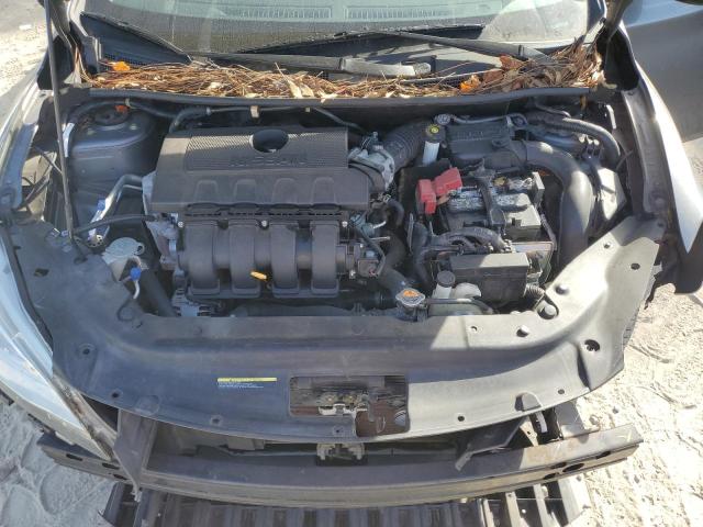 3N1AB7AP0FY381157 - 2015 NISSAN SENTRA S GRAY photo 11