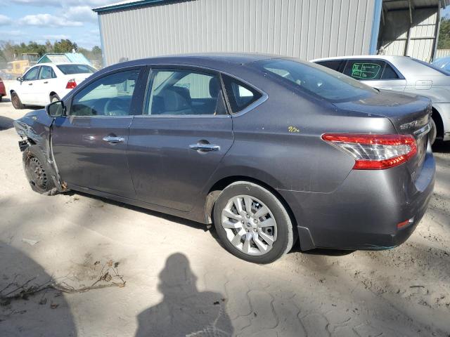 3N1AB7AP0FY381157 - 2015 NISSAN SENTRA S GRAY photo 2