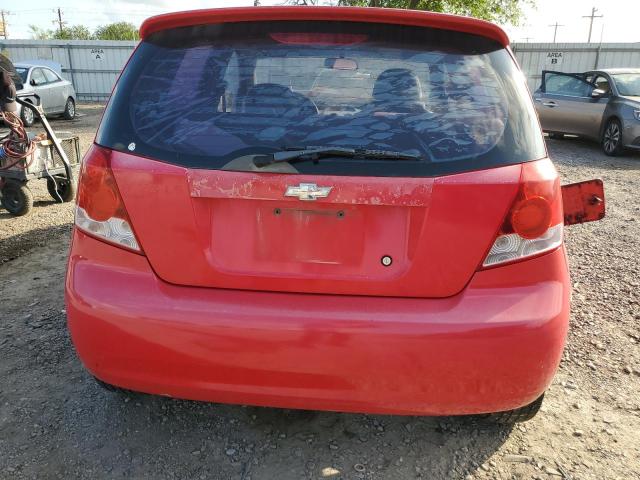 KL1TJ62654B183492 - 2004 CHEVROLET AVEO LS RED photo 6