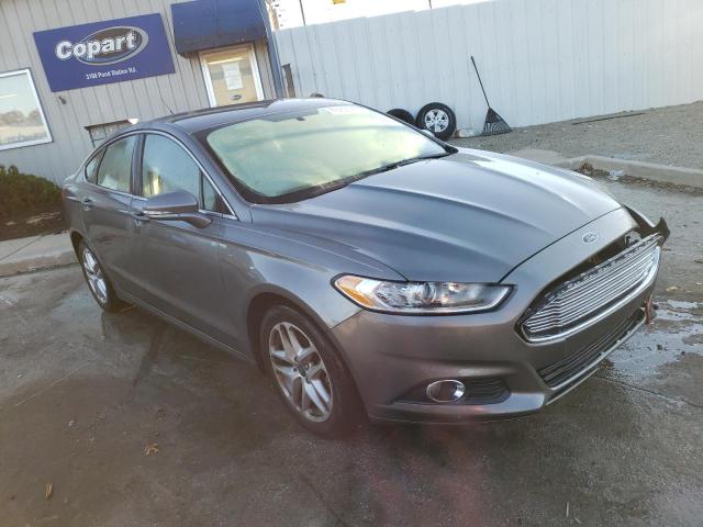 3FA6P0HD8ER388413 - 2014 FORD FUSION SE GRAY photo 4