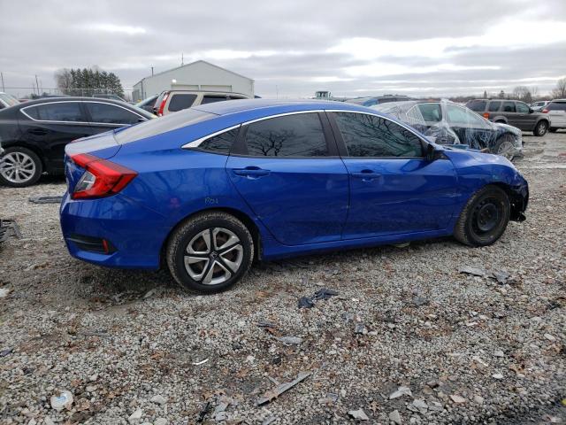 19XFC2F54GE079612 - 2016 HONDA CIVIC LX BLUE photo 3