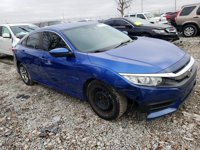 19XFC2F54GE079612 - 2016 HONDA CIVIC LX BLUE photo 4