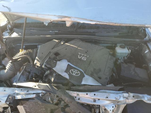 5TFUU4EN6BX020765 - 2011 TOYOTA TACOMA ACCESS CAB ვერცხლისფერი ფოტო 11