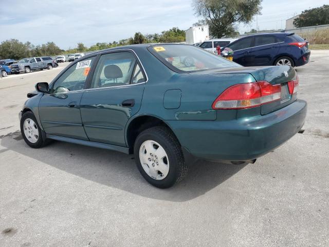 1HGCG16512A057307 - 2002 HONDA ACCORD EX GREEN photo 2