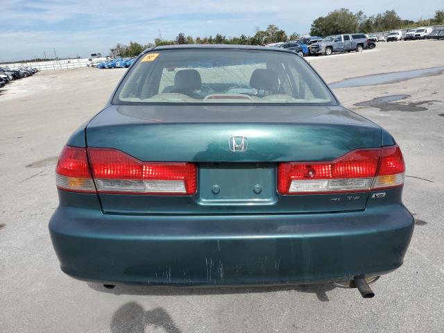 1HGCG16512A057307 - 2002 HONDA ACCORD EX GREEN photo 6