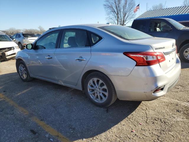 3N1AB7AP3KL613936 - 2019 NISSAN SENTRA S SILVER photo 2