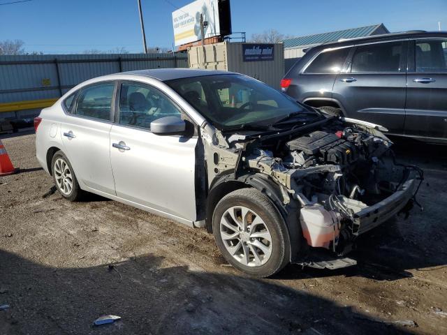 3N1AB7AP3KL613936 - 2019 NISSAN SENTRA S SILVER photo 4