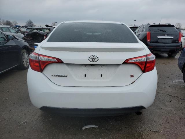 2T1BURHE8EC151375 - 2014 TOYOTA COROLLA L WHITE photo 6