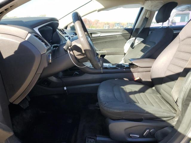 1FA6P0H79E5390345 - 2014 FORD FUSION SE GRAY photo 7