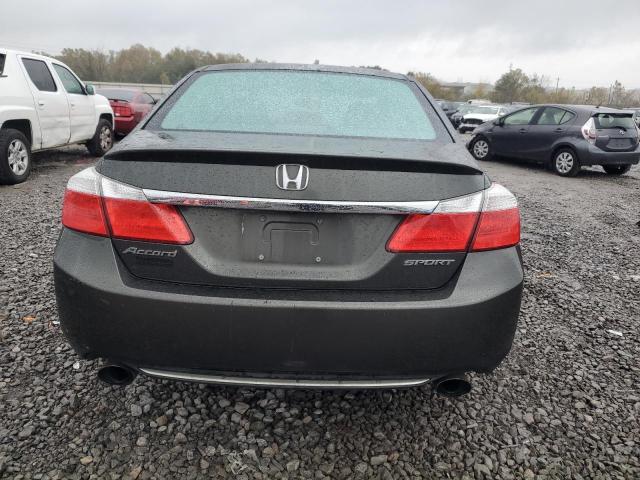 1HGCR2F58EA221365 - 2014 HONDA ACCORD SPORT GRAY photo 6