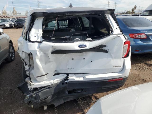 1FM5K8AB1MGA65057 - 2021 FORD EXPLORER POLICE INTERCEPTOR Weiß Foto 6