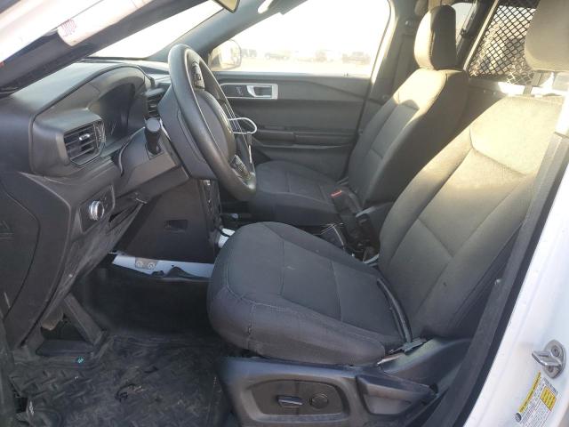 1FM5K8AB1MGA65057 - 2021 FORD EXPLORER POLICE INTERCEPTOR Weiß Foto 7