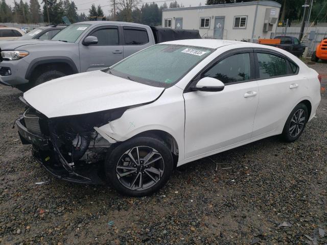 3KPF24AD0NE493609 - 2022 KIA FORTE FE WHITE photo 1