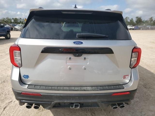 1FM5K8GCXMGB31203 - 2021 FORD EXPLORER ST SILVER photo 6