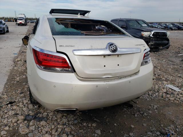 1G4GE5EVXAF182723 - 2010 BUICK LACROSSE CXS WHITE photo 6
