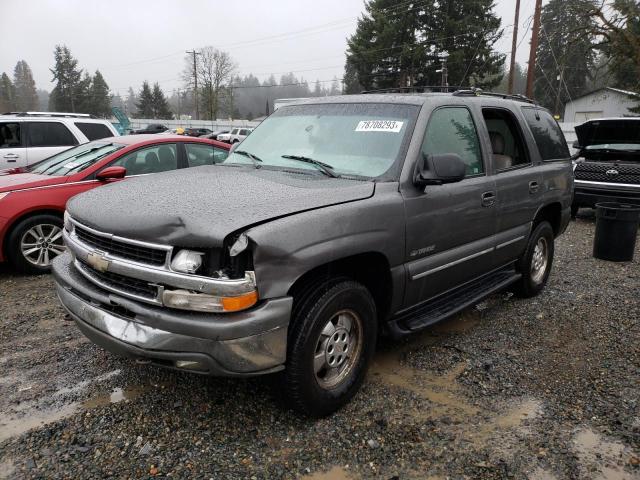 1GNEK13T61J116060 - 2001 CHEVROLET TAHOE K1500 GRAY photo 1