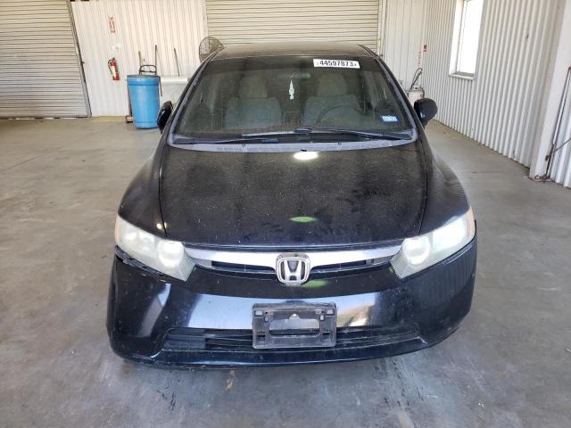 1HGFA16578L070140 - 2008 HONDA CIVIC LX BLACK photo 5