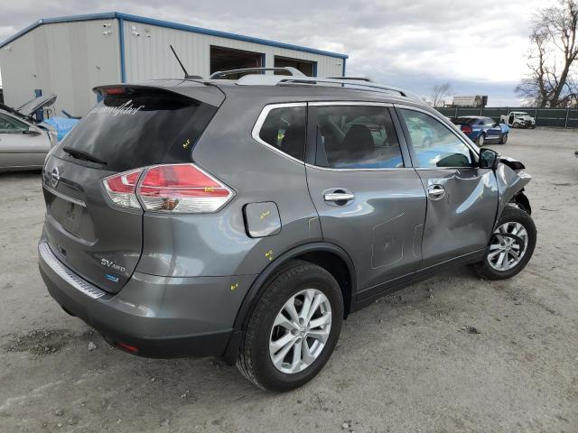 5N1AT2MV5EC809654 - 2014 NISSAN ROGUE S CHARCOAL photo 3