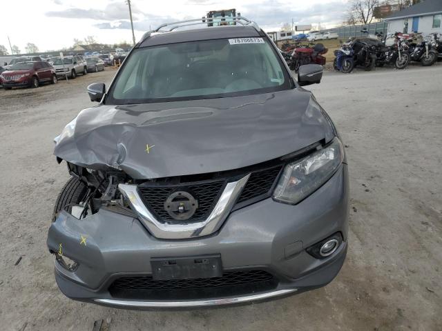 5N1AT2MV5EC809654 - 2014 NISSAN ROGUE S CHARCOAL photo 5