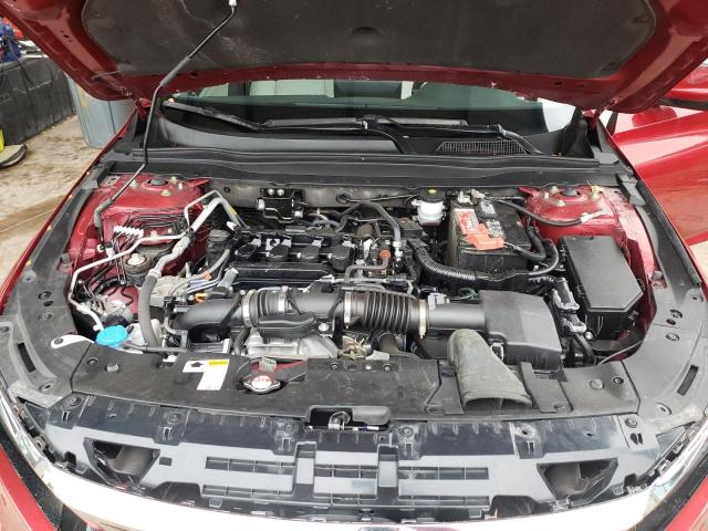 1HGCV1F53MA028660 - 2021 HONDA ACCORD EXL RED photo 11