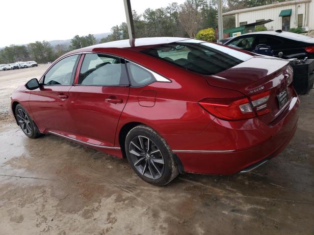 1HGCV1F53MA028660 - 2021 HONDA ACCORD EXL RED photo 2