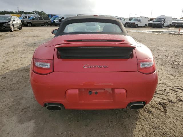 WP0CA29969S740564 - 2009 PORSCHE 911 CARRERA CABRIOLET RED photo 6