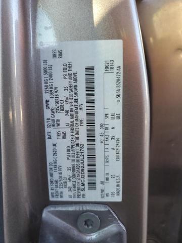 5LMCJ2D92JUL21782 - 2018 LINCOLN MKC SELECT Grau Foto 12