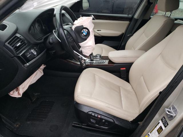 5UXWX9C52F0D54985 - 2015 BMW X3 XDRIVE28I SILVER photo 7