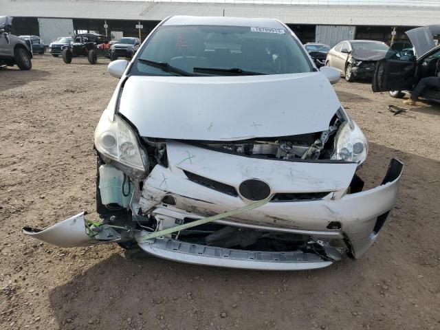 JTDKN3DU5D5634387 - 2013 TOYOTA PRIUS SILVER photo 5