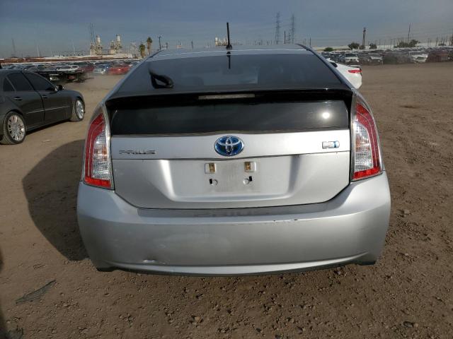 JTDKN3DU5D5634387 - 2013 TOYOTA PRIUS SILVER photo 6