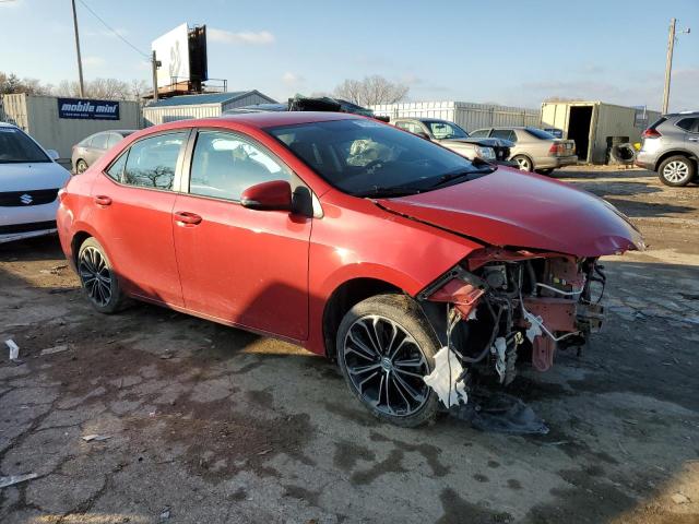 5YFBURHEXEP110858 - 2014 TOYOTA COROLLA L RED photo 4