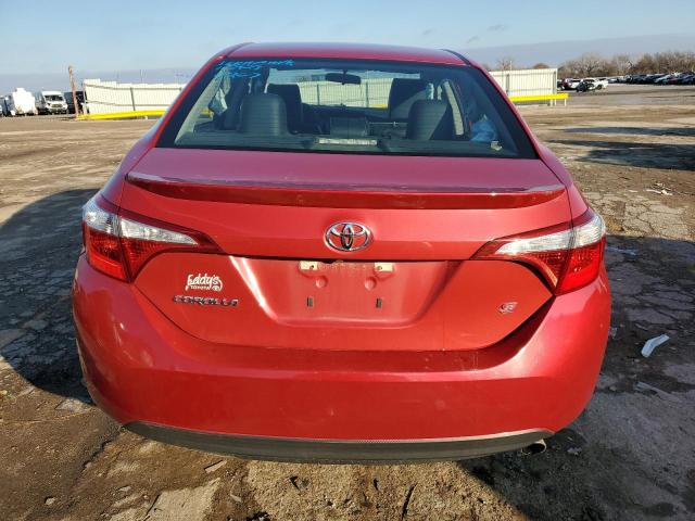 5YFBURHEXEP110858 - 2014 TOYOTA COROLLA L RED photo 6