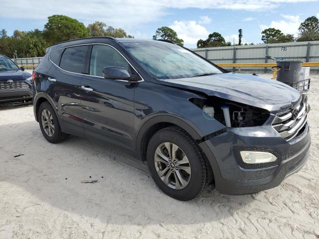 5XYZU3LB2GG372812 - 2016 HYUNDAI SANTA FE S BLUE photo 4