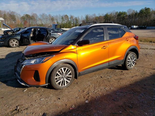 3N1CP5CV7ML557626 - 2021 NISSAN KICKS SV ORANGE photo 1