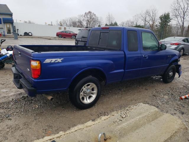 1FTYR44E15PB08146 - 2005 FORD RANGER SUPER CAB BLUE photo 3