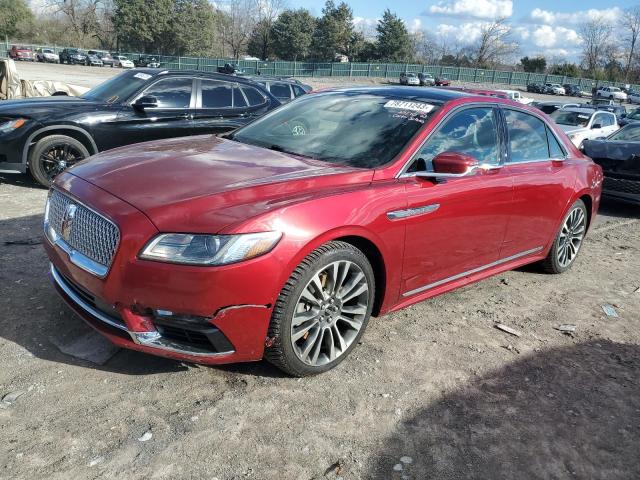 1LN6L9NP9H5605768 - 2017 LINCOLN CONTINENTA RESERVE RED photo 1
