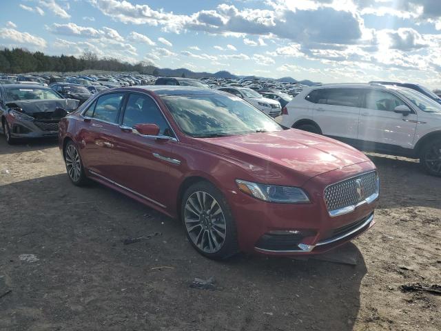 1LN6L9NP9H5605768 - 2017 LINCOLN CONTINENTA RESERVE RED photo 4