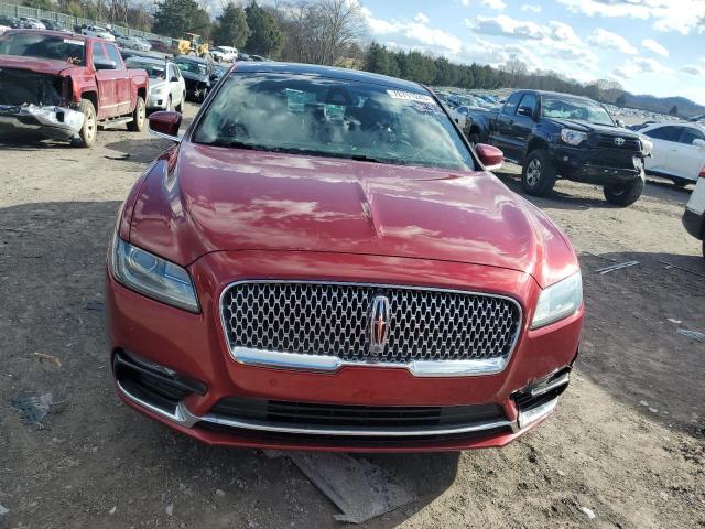 1LN6L9NP9H5605768 - 2017 LINCOLN CONTINENTA RESERVE RED photo 5