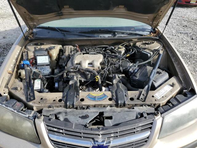 2G1WF52E049279145 - 2004 CHEVROLET IMPALA BROWN photo 11